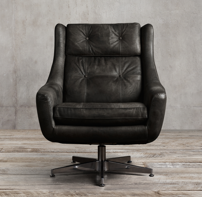 Motorcity Leather Swivel Chair