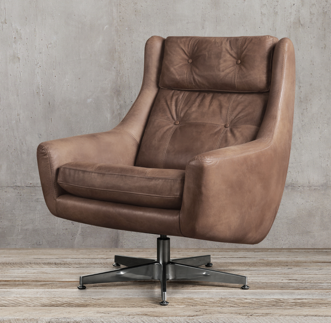 Motorcity Leather Swivel Chair