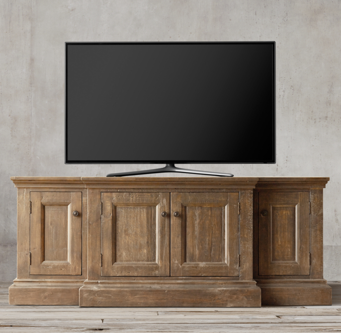 Salvaged Wood Panel 80" Media Console