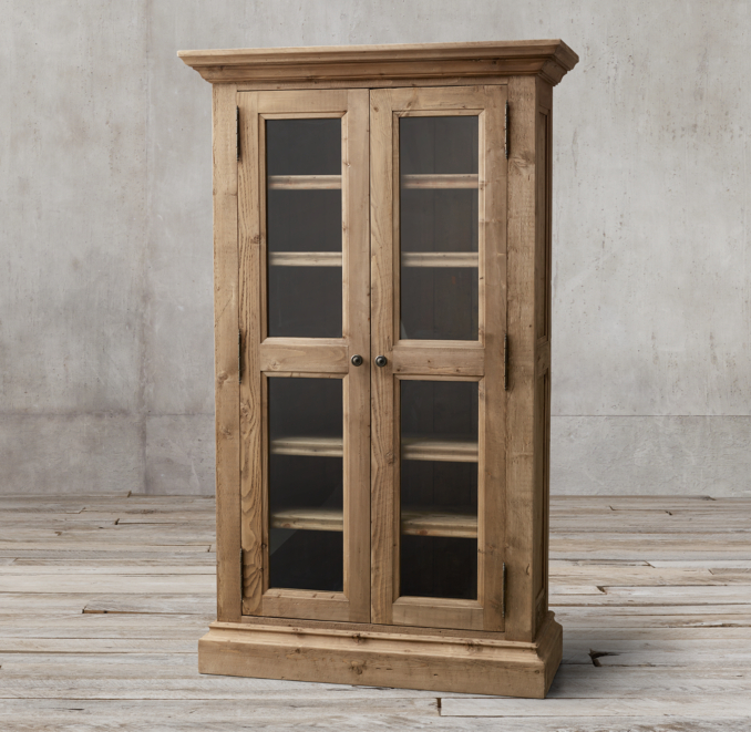 Salvaged Wood Glass DoubleDoor