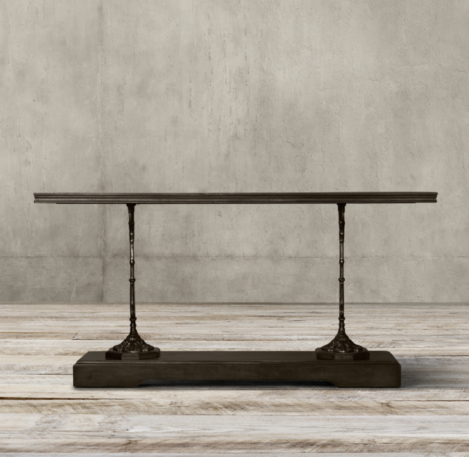 restoration hardware sofa table