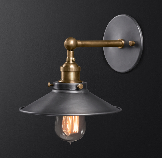 modern filament sconce