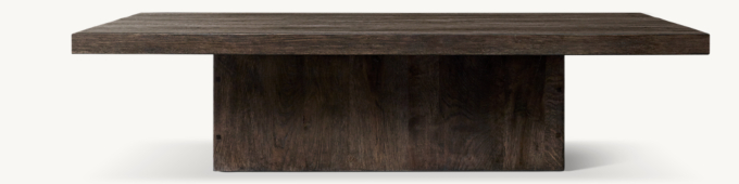 Restoration hardware reclaimed russian deals oak coffee table