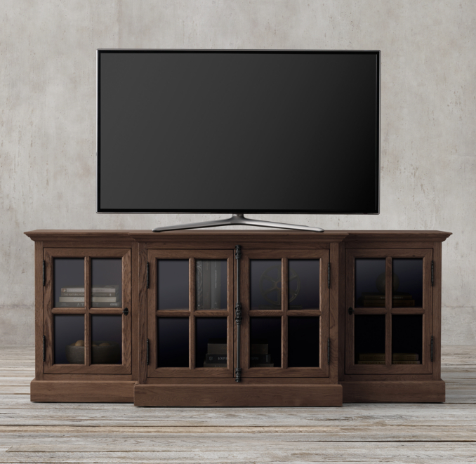 French Casement 80" Media Console
