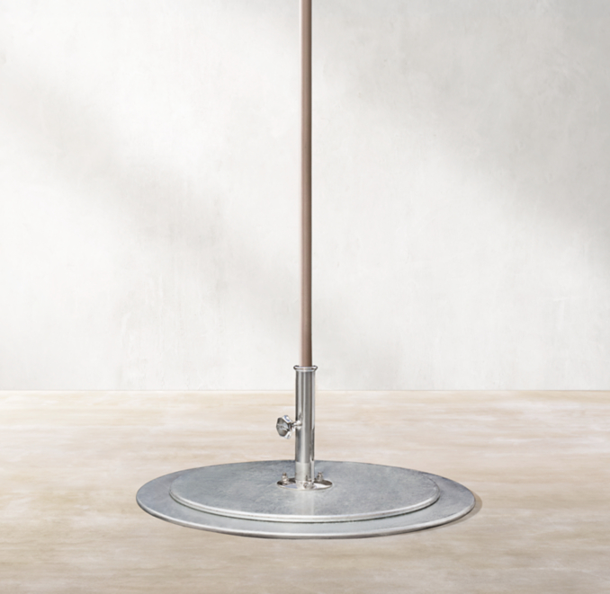 Tuuci® 150LB. Galvanized Steel Plate Umbrella Stand