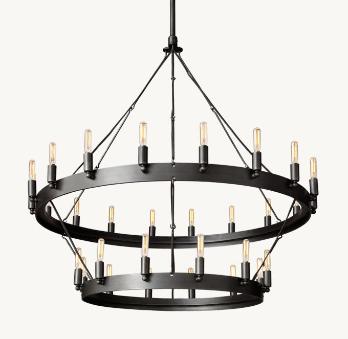Camino Vintage Filament Round Chandelier 63 Camino Vintage Filament Round Chandelier 63