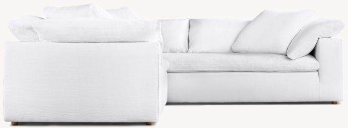 Cloud Left-Arm Bench-Seat L-Sectional