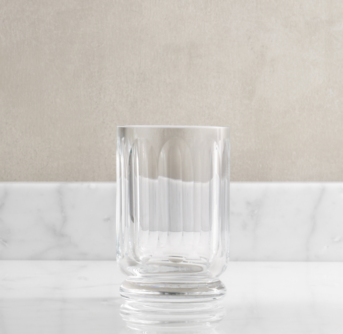 Faceted Glass Cup