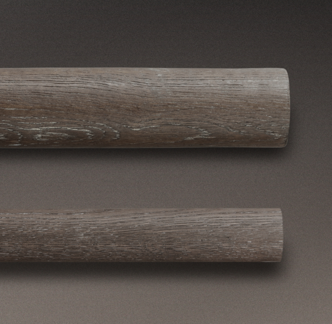 Estate Weathered Oak Rod - Burnt Oak