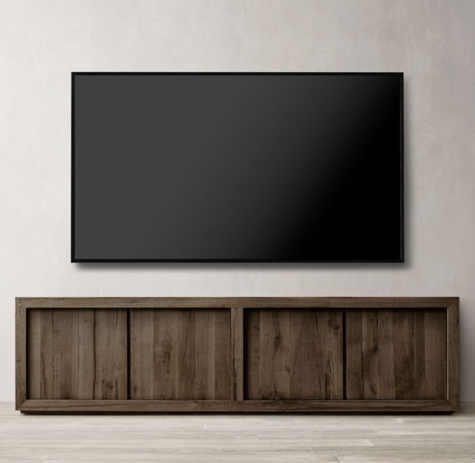 Reclaimed Oak 4Door Media Console