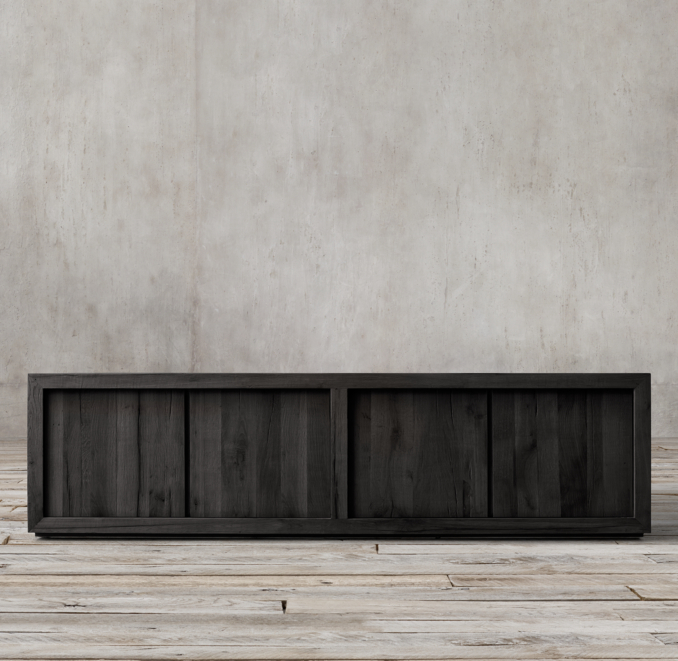 Reclaimed Russian Oak Panel Media Console