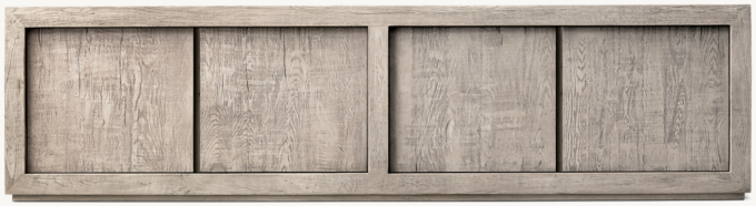 Reclaimed Oak 4-Door Media Console
