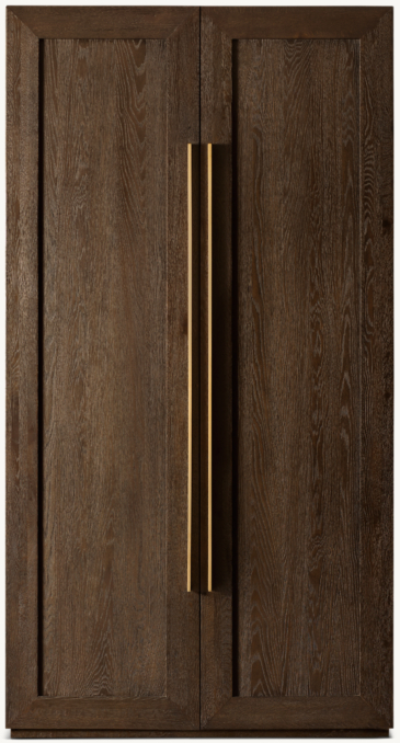 Shown in Brown Oak/Burnished Brass.