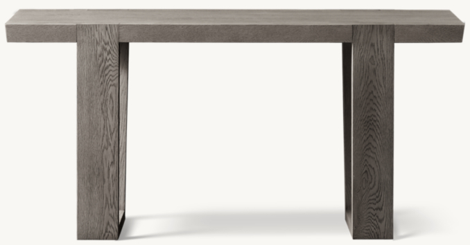 Front view of Antoccino Console Table 