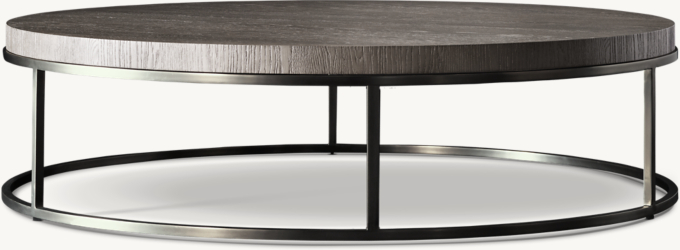 Nicholas Oak Round Coffee Table