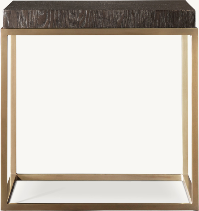 Nicholas Oak Square Side Table