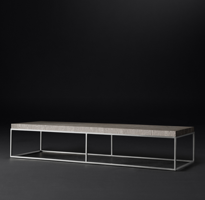 Nicholas Oak Large Rectangular Coffee Table