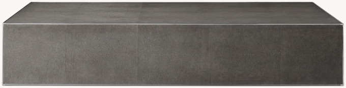 Saunderson Shagreen Plinth Coffee Table