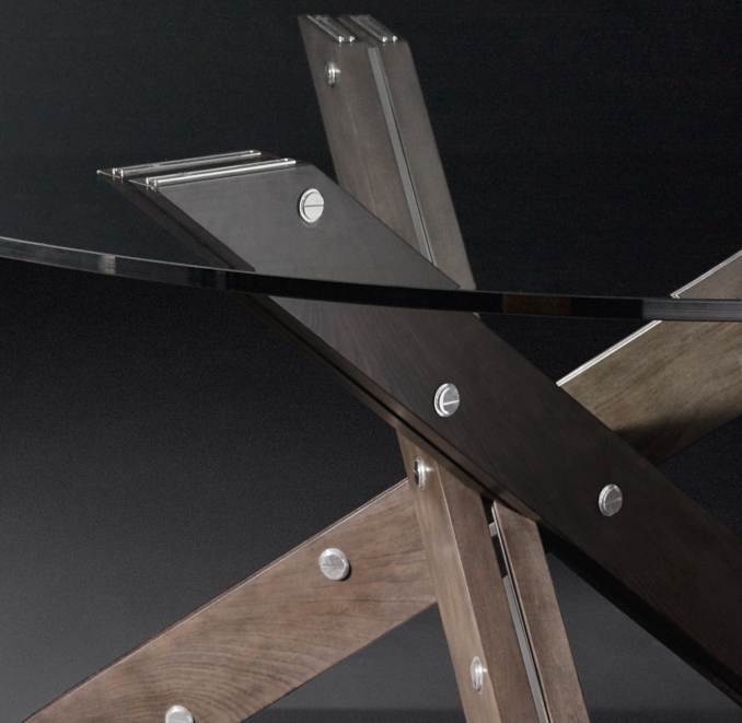 Rivet Round Dining Table