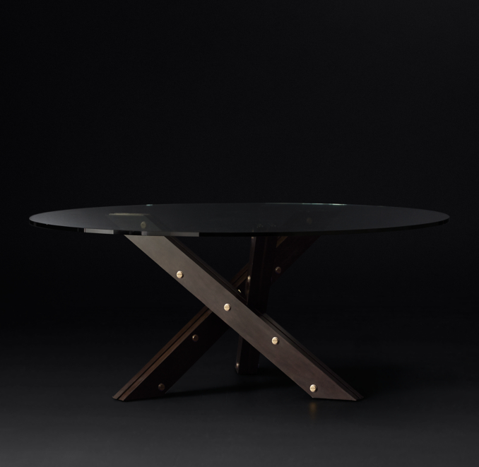 Rivet Round Dining Table