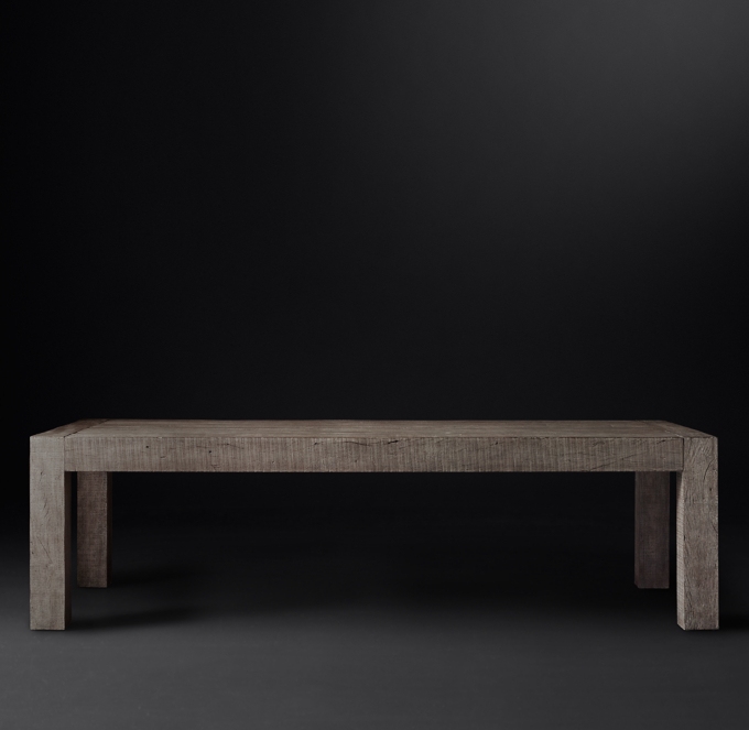 Restoration hardware dining bench discount