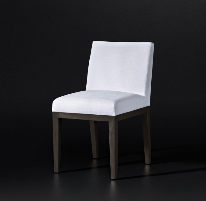 Three Quarter view of Morgan Fabric Dining Side Chair 