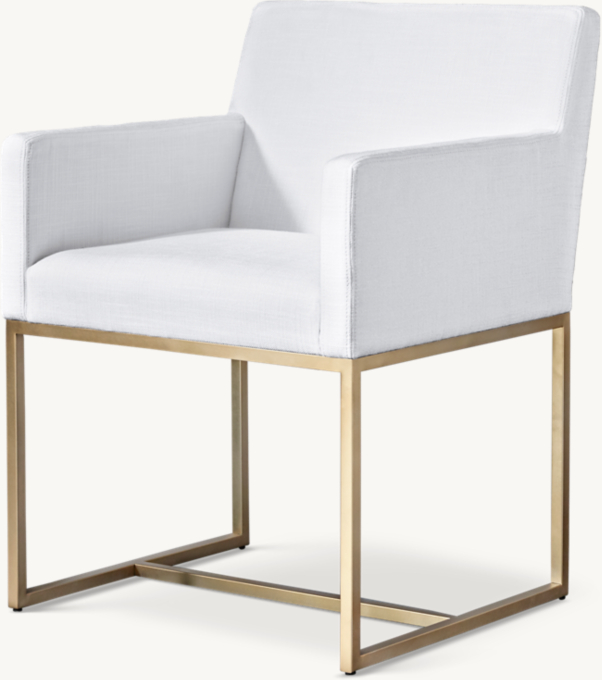 Emery Track Arm Fabric Dining Armchair RH Baby Child