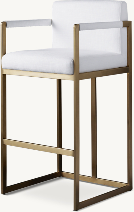 Wexler Square Fabric Bar & Counter Stool