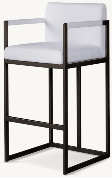 Wexler Square Fabric Bar & Counter Stool