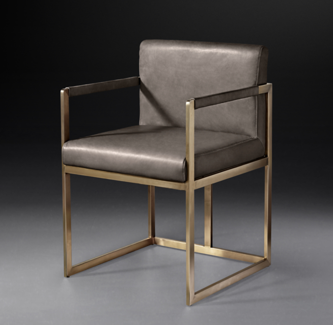 Wexler Square Leather Armchair