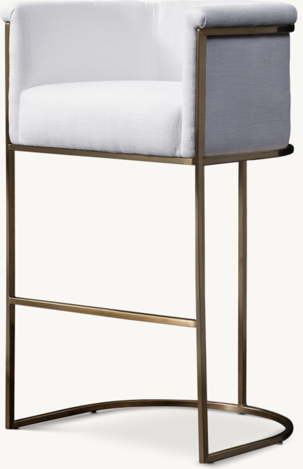 Wexler Barrelback Fabric Bar & Counter Stool