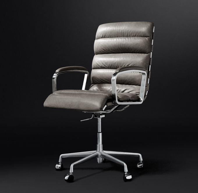 Oviedo Leather Desk Chair RH