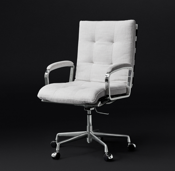 Rossi leather 2025 desk chair