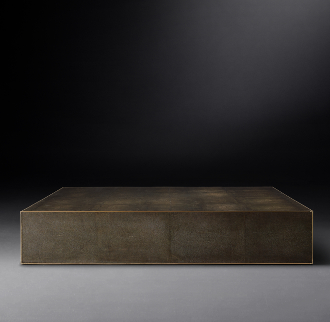 Saunderson Shagreen Cube Large Square Coffee Table