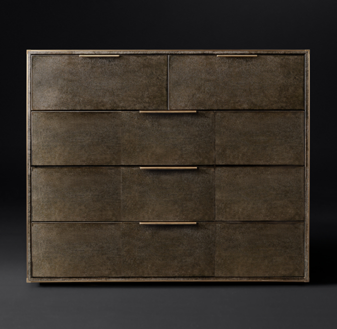 Saunderson Shagreen 5 Drawer Dresser