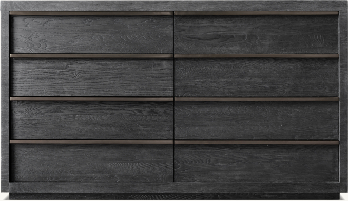 Front view of Bezier 8-Drawer Dresser 