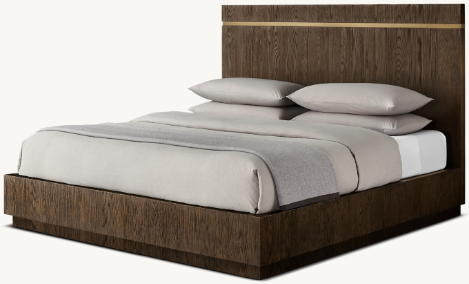 Restoration hardware wood bed frame hotsell