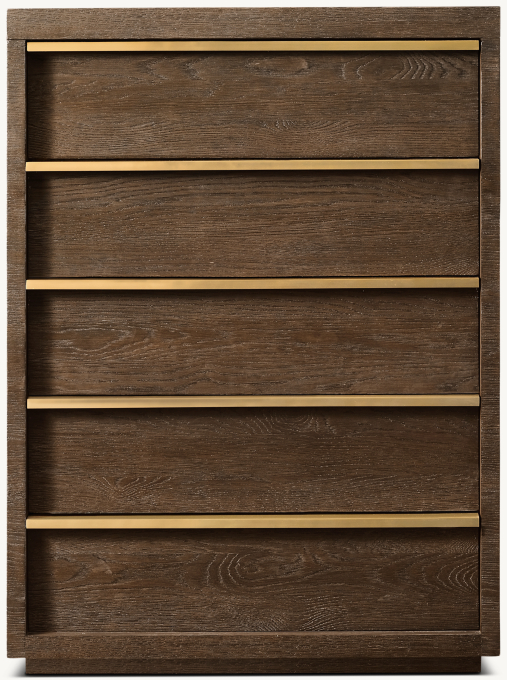 Bezier 5-Drawer Narrow Dresser