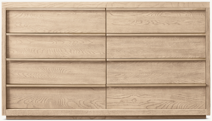 Shown in Greige Oak/Champagne.