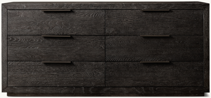 low black dresser Weston 9-Drawer Tall Dresser – Upstate Amish Furniture main image 1