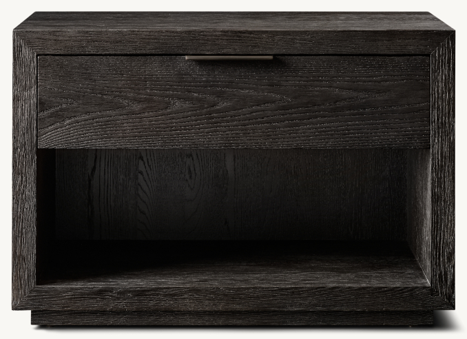 Front view of Machinto Open Nightstand 
