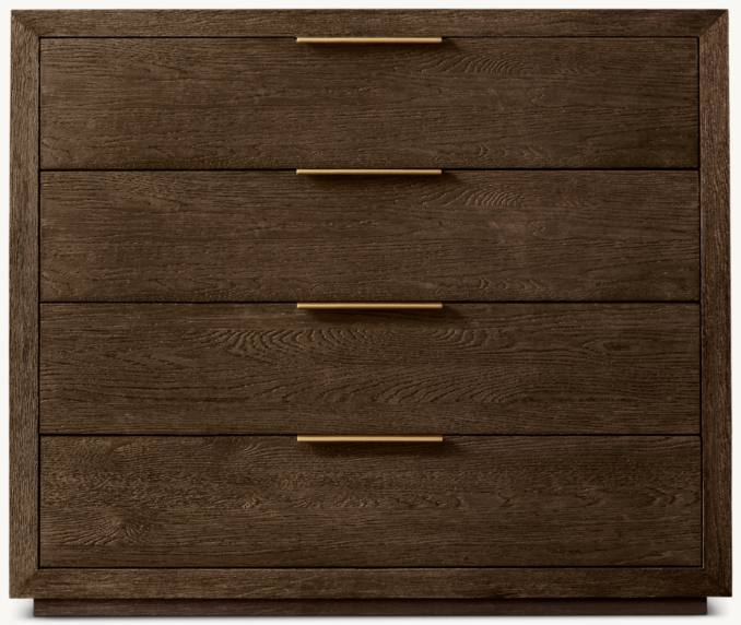 Front view of Machinto 4-Drawer Dresser 