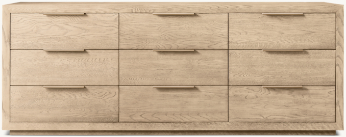 Shown in Greige Oak/Champagne.