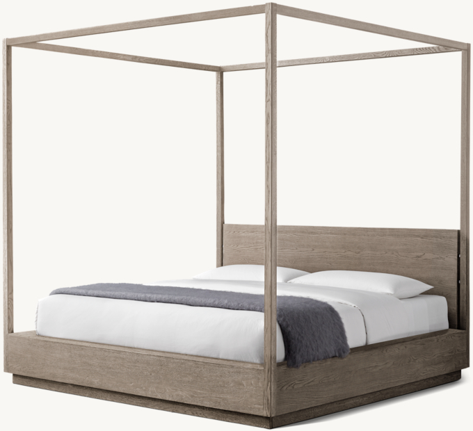 Machinto Panel Canopy Bed | RH