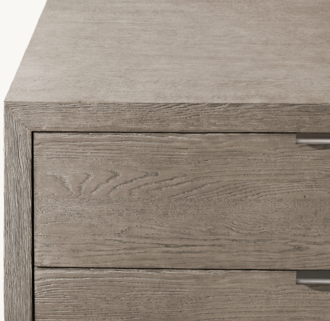 rh modern dresser Mulholland Modern Sideboard 9-Drawer Dresser,RH,Modern Dresser, Greige Oak