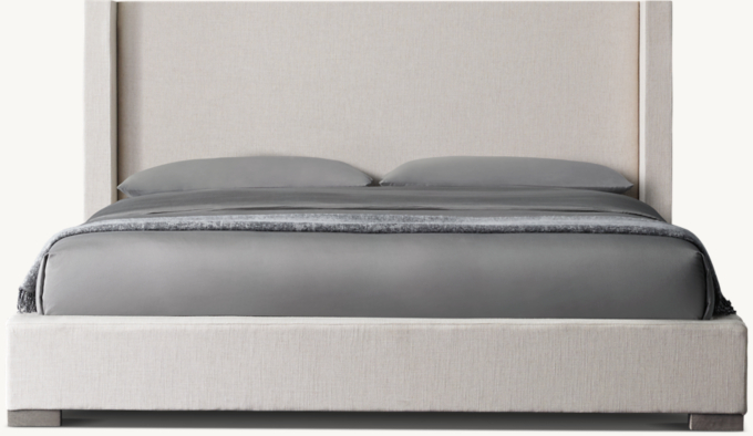 Modena shelter nontufted fabric platform bed discount