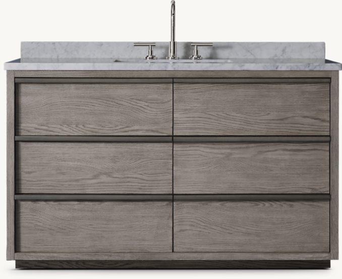 Bezier Single Extra-Wide Vanity