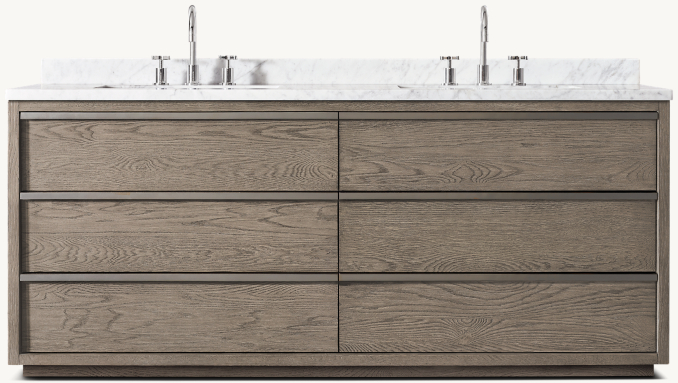 Bezier Double Vanity