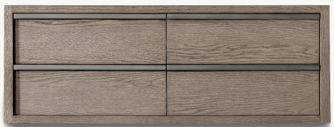 Bezier Single Extra-Wide Floating Vanity Base