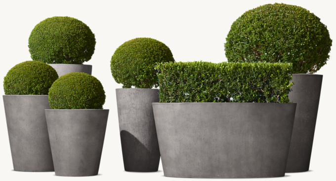Salento Round Planters